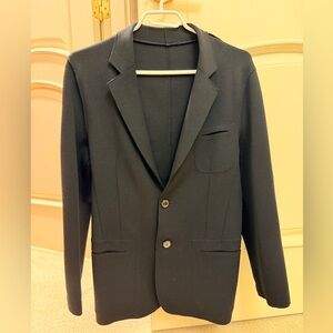 WOOYOUNGMI Paris black laine wool button blazer Jacket BRAND NEW size 44